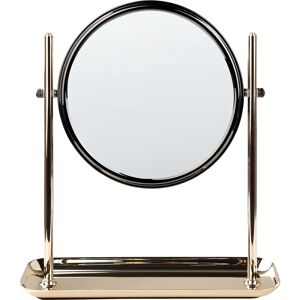 Beliani Gold Makeup Mirror - Double Sided 1x/3x - ø 20 cm Beliani Gold Makeup Mirror - Double Sided 1x/3x - ø 20 cm