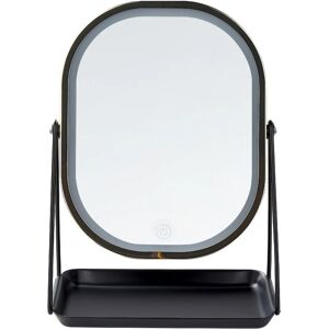 Beliani Gold LED Makeup Mirror - Makeup Mirror - Beauty Accessories Beliani Gold LED Makeup Mirror - Makeup Mirror - Beauty Accessories