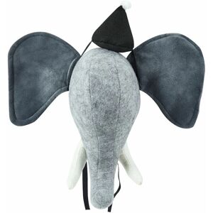 Beliani Plush Elephant Head Wall Decor - Kid's Room Toy Accessory Beliani Plush Elephant Head Wall Decor - Kid's Room Toy Accessory