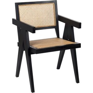 Fauteuil en acajou Beliani - Rotin naturel - Mobilier salon - Publicité Fauteuil en acajou Beliani - Rotin naturel - Mobilier salon - Publicité