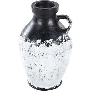 Beliani Vase MASSALIA Handmade Ceramic 33 cm White - Vase Beliani Vase MASSALIA Handmade Ceramic 33 cm White - Vase