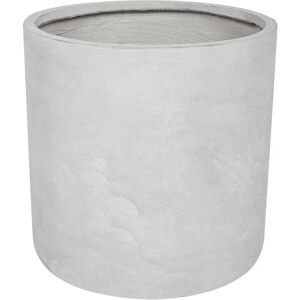 Beliani Plant Pot Grey 51x51x50 cm Weather-Resistant Modern Design Beliani Plant Pot Grey 51x51x50 cm Weather-Resistant Modern Design