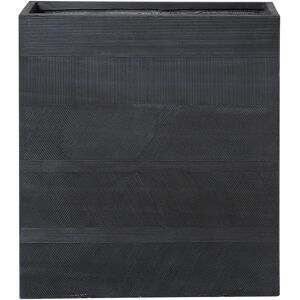 Beliani Black Rectangular Plant Pot - UV Resistant - 60x22x72cm Beliani Black Rectangular Plant Pot - UV Resistant - 60x22x72cm
