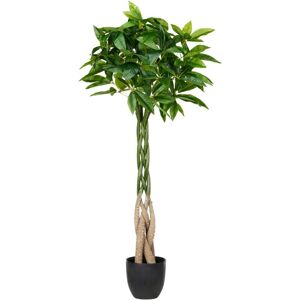 Beliani Pachira Tree - Artificial Indoor Plant, Green, 120cm Beliani Pachira Tree - Artificial Indoor Plant, Green, 120cm