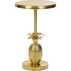 Beliani Gold Pineapple End Table - Side Table Beliani Gold Pineapple End Table - Side Table