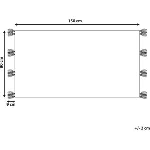 Beliani Wool Multicolour Kilim Rug - 80x150cm - Handmade Boho Pattern Beliani Wool Multicolour Kilim Rug - 80x150cm - Handmade Boho Pattern