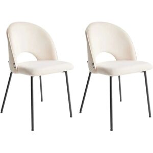 BELIANI Model Glamour Covelo - Dining Chair - Beige BELIANI Model Glamour Covelo - Dining Chair - Beige