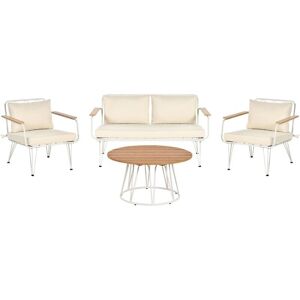 Beliani Garden Sofa Set Light Beige - Garden Sofa Set Beliani Garden Sofa Set Light Beige - Garden Sofa Set