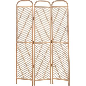 Beliani Room Divider Natural Light Rattan Frame 3 Panels Folding Decorative Wicker Screen Partition - Room Divider Beliani Room Divider Natural Light Rattan Frame 3 Panels Folding Decorative Wicker Screen Partition - Room Divider