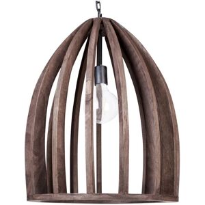 Beliani MANAIR Dark Wood Pendant Lamp - Pendant Light Beliani MANAIR Dark Wood Pendant Lamp - Pendant Light