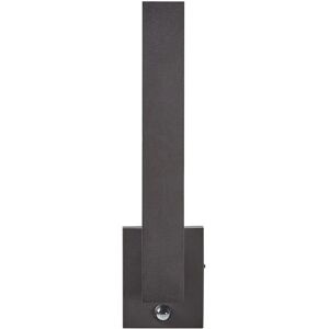 Beliani Outdoor LED Wall Light - Motion Sensor - Black - Modern Design - 7x46x13 Beliani Outdoor LED Wall Light - Motion Sensor - Black - Modern Design - 7x46x13