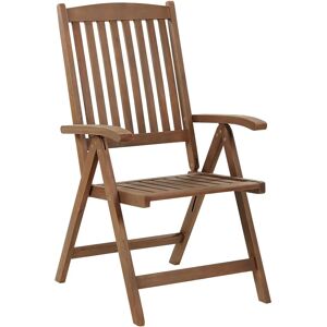 Beliani Garden Chair AMANTEA Dark Brown - Garden Chair Beliani Garden Chair AMANTEA Dark Brown - Garden Chair