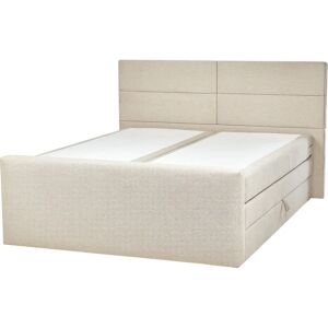 Beliani Fabric Super King Divan Bed Beige - Divan Bed Beliani Fabric Super King Divan Bed Beige - Divan Bed