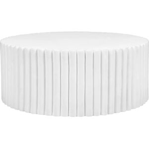 Beliani POZZA White Modern Outdoor Coffee Table Beliani POZZA White Modern Outdoor Coffee Table