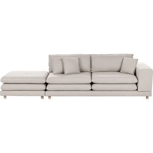 Beliani Heden Modern 2-Seater Sofa with Ottoman - Sofa Beliani Heden Modern 2-Seater Sofa with Ottoman - Sofa