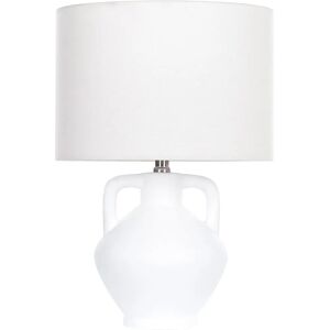 Beliani Ceramic Table Lamp White LABRADA - Table Lamp Beliani Ceramic Table Lamp White LABRADA - Table Lamp