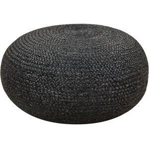 Pouffe TIFELT noir en jute Beliani - Ottomane - Publicité Pouffe TIFELT noir en jute Beliani - Ottomane - Publicité