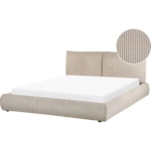 Beliani Waterbed VINAY Taupe - Waterbed, 160 x 200 cm, EU King Size Beliani Waterbed VINAY Taupe - Waterbed, 160 x 200 cm, EU King Size