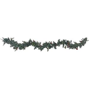 Beliani Whitehorn 270cm Green LED Christmas Garland - Christmas Garland Beliani Whitehorn 270cm Green LED Christmas Garland - Christmas Garland