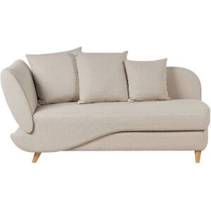 Beliani Left Hand Fabric Chaise Lounge with Storage - Chaise Lounge Beliani Left Hand Fabric Chaise Lounge with Storage - Chaise Lounge