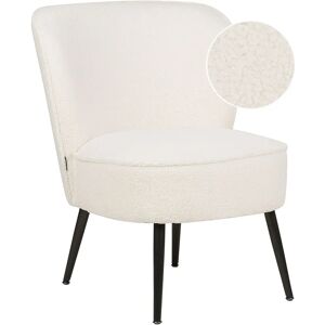 Poltrona Beliani VOSS Bianco Tessuto Bouclé - Poltrona - Design Moderno Soggiorno Camera Poltrona Beliani VOSS Bianco Tessuto Bouclé - Poltrona - Design Moderno Soggiorno Camera