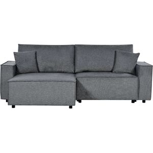 Beliani Corner Sofa Bed Dark Grey - Corner Sofa Bed Beliani Corner Sofa Bed Dark Grey - Corner Sofa Bed