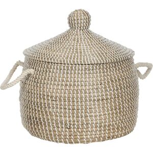 Beliani Natural Seagrass Storage Basket - Storage Basket Beliani Natural Seagrass Storage Basket - Storage Basket