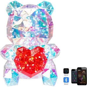 Beliani Smart LED Teddy Bear - Multicolour Decorative Figurine Beliani Smart LED Teddy Bear - Multicolour Decorative Figurine