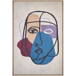 Beliani Binetto Wall Decor - Modern Multicolour Canvas 63x99cm Beliani Binetto Wall Decor - Modern Multicolour Canvas 63x99cm