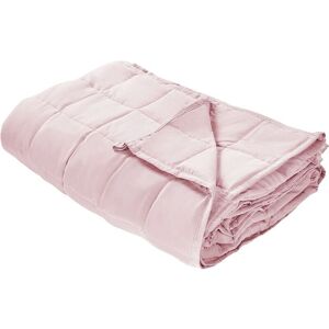 Beliani NEREID Weighted Blanket - Pink 135x200cm 8kg Beliani NEREID Weighted Blanket - Pink 135x200cm 8kg