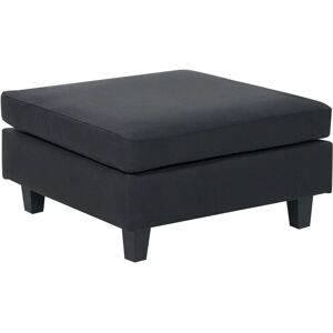 Beliani Ottoman Footstool - Square Modern Modular Sofa Element - Black Beliani Ottoman Footstool - Square Modern Modular Sofa Element - Black