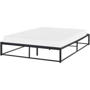 Beliani Bed VIRY - Black Metal EU Double 140x200 - Bed Beliani Bed VIRY - Black Metal EU Double 140x200 - Bed