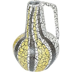 Beliani MALAKKA Handmade Stone Ceramic Vase - Decorative Vase Beliani MALAKKA Handmade Stone Ceramic Vase - Decorative Vase