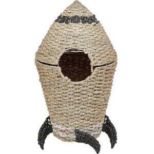 Beliani Seagrass Rocket Toy Basket - Toy Storage Basket Beliani Seagrass Rocket Toy Basket - Toy Storage Basket