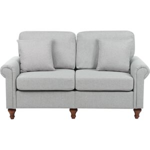 Beliani GINNERUP Light Grey 2-Seater Sofa - Sofa Beliani GINNERUP Light Grey 2-Seater Sofa - Sofa