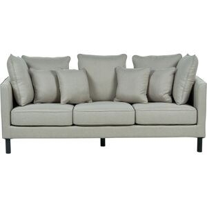 Beliani FENSTAD Grey 3 Seater Sofa - Sofa Beliani FENSTAD Grey 3 Seater Sofa - Sofa