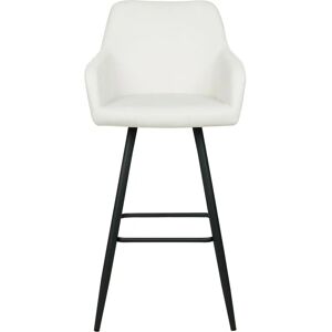 Beliani Off-White Velvet Bar Stool - Bar Stool Beliani Off-White Velvet Bar Stool - Bar Stool