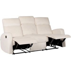 Beliani Modern Velvet 3-Seater Sofa - Relax Function Beliani Modern Velvet 3-Seater Sofa - Relax Function