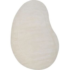 Beliani Beige Viscose Area Rug - Modern Round Accent Rug Beliani Beige Viscose Area Rug - Modern Round Accent Rug