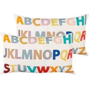 Beliani Kids Decorative Cushions - Set of 2, Multicolor, 45 x 45 cm - Decorative Cushions Beliani Kids Decorative Cushions - Set of 2, Multicolor, 45 x 45 cm - Decorative Cushions