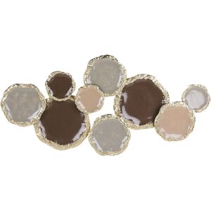 Beliani Wall Decor Geometric Metal Art - Modern Accessory Beliani Wall Decor Geometric Metal Art - Modern Accessory
