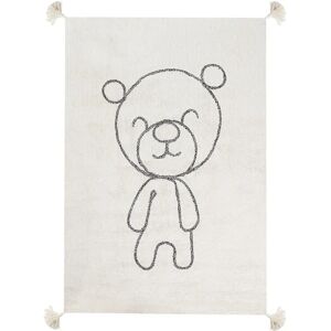 Beliani Kid’s Teddy Bear Cotton Rug 140x200cm - Area Rug Beliani Kid’s Teddy Bear Cotton Rug 140x200cm - Area Rug