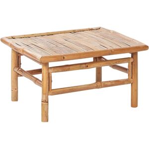 Beliani Bamboo Coffee Table - Rustic Outdoor Garden Furniture - 64x55cm Beliani Bamboo Coffee Table - Rustic Outdoor Garden Furniture - 64x55cm