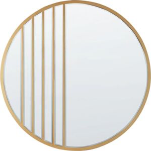 Beliani Seinänpeili Kultainen MDF Kehys 80 x 80 cm Pyöreä Muoto Moderni Tyylinen Seinän Koriste - Seinänpeili Beliani Seinänpeili Kultainen MDF Kehys 80 x 80 cm Pyöreä Muoto Moderni Tyylinen Seinän Koriste - Seinänpeili