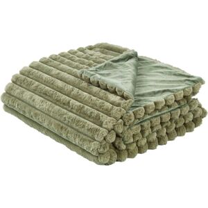 Beliani Green Bed Throw - Bed Type - Soft Fabric - 150x200 cm Beliani Green Bed Throw - Bed Type - Soft Fabric - 150x200 cm