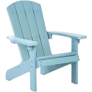 Beliani Kids Garden Chair - Light Blue - Retro Style - Weatherproof Beliani Kids Garden Chair - Light Blue - Retro Style - Weatherproof