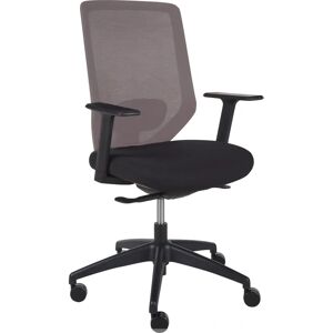 Beliani Office Chair - Adjustable Height Mesh Gray - Modern Beliani Office Chair - Adjustable Height Mesh Gray - Modern