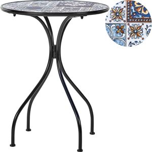 Table de jardin vintage en métal Beliani - Mobilier d'extérieur - Publicité Table de jardin vintage en métal Beliani - Mobilier d'extérieur - Publicité
