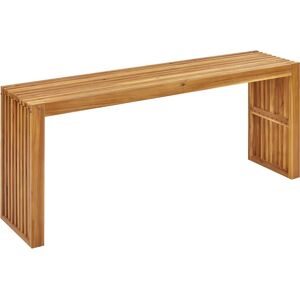Mesa de jardín Beliani rústica moderna 150x35cm - Madera de acacia Mesa de jardín Beliani rústica moderna 150x35cm - Madera de acacia