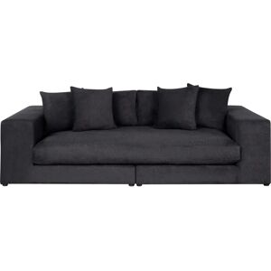 Beliani Glorvika Black 3-Seater Sofa Beliani Glorvika Black 3-Seater Sofa